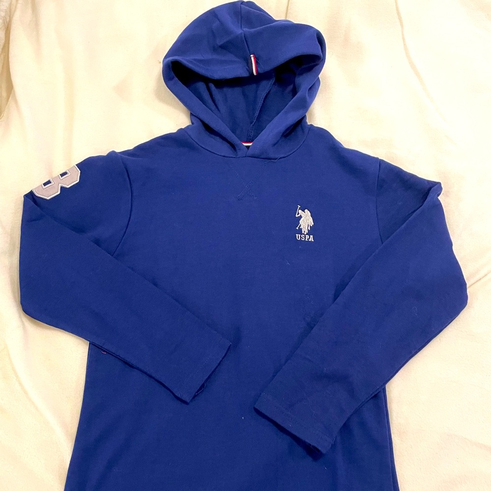 🎯Polo thin hoodie size 10-12